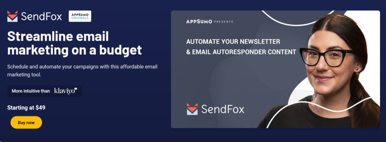 sendfox email marketing appsumo deal